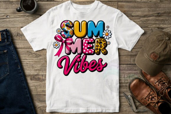 Download Summer Vibes Graphic T-Shirt PNG - Graphic Collection