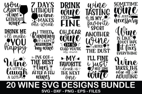 Download Wine Quotes SVG Bundle - Svg bundle Collection