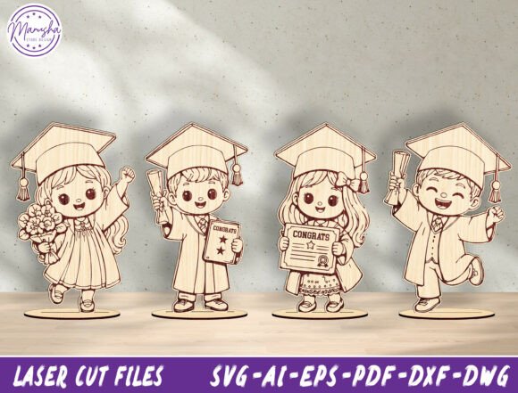 Download Graduation Kids Laser Cut SVG Bundle - Svg bundle Collection