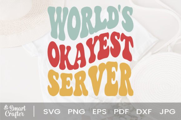 Download World's Okayest Server Svg Wavy Design - Premium Resources