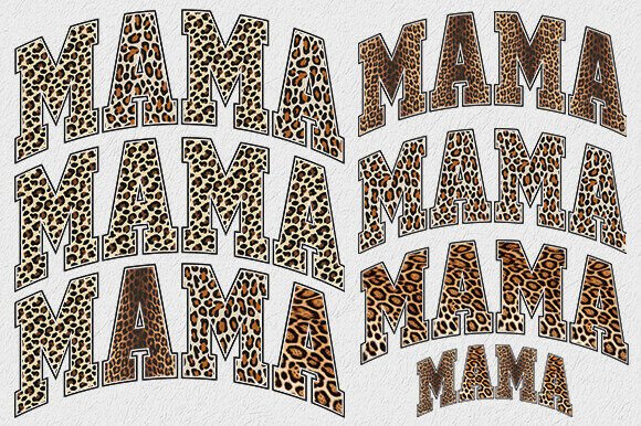 Download Leopard Print Mama PNG Bundle - Premium Resources
