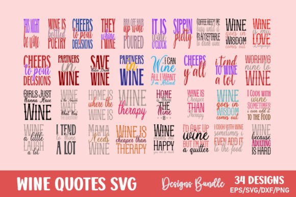 Download Wine Quotes Svg Bundle - Svg bundle Collection
