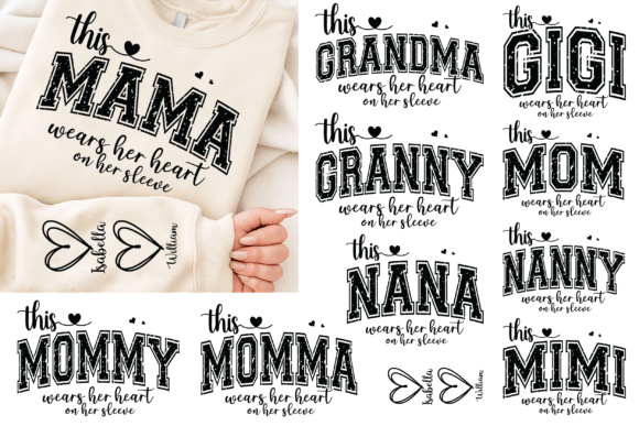 Download This Mama/Grandma/Nana Custom SVG Bundle - Svg bundle Collection